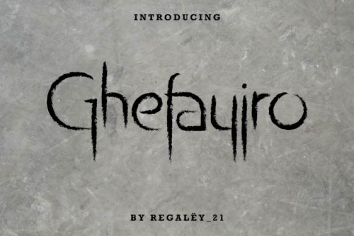 Ghefayjro font preview