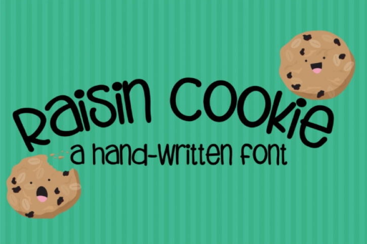 ZP Raisin Cookie font preview