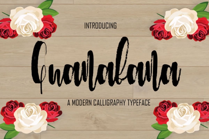 Guanabana font preview