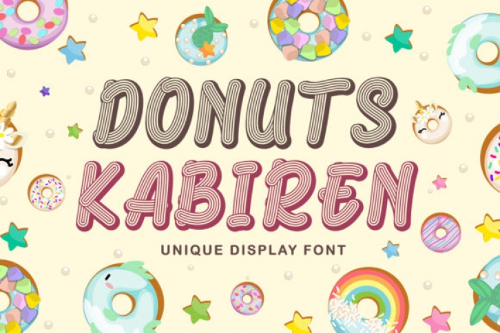 Donuts Kabiren font preview