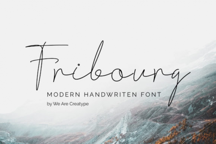 Fribourg font preview