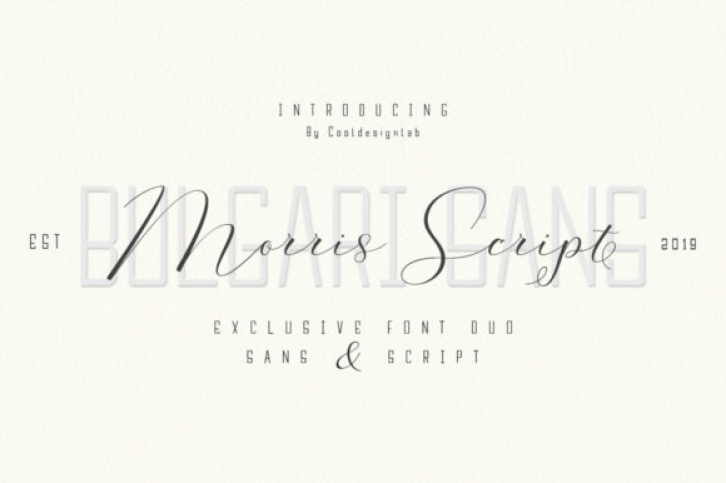 Morris Duo font preview