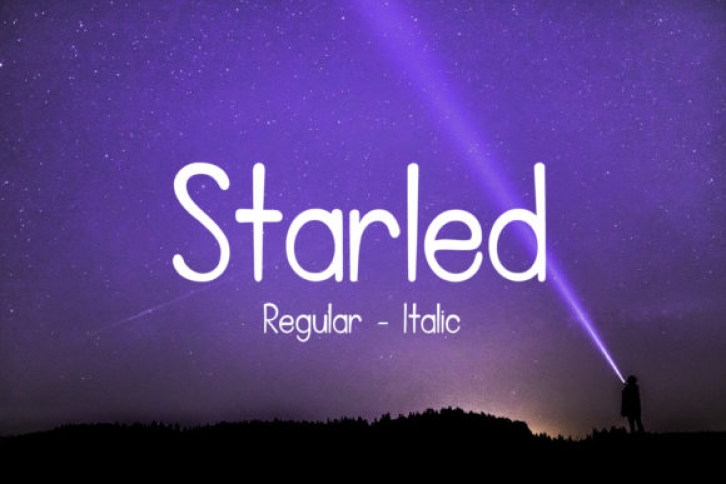 Starled font preview