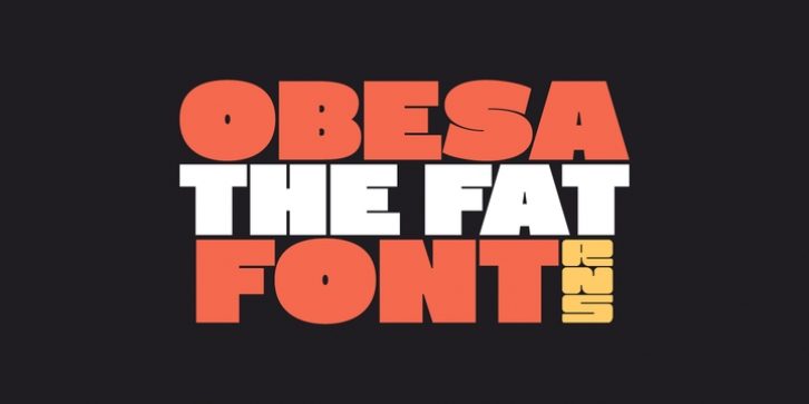 RNS Obesa font preview