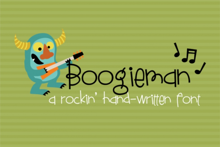 Boogieman font preview