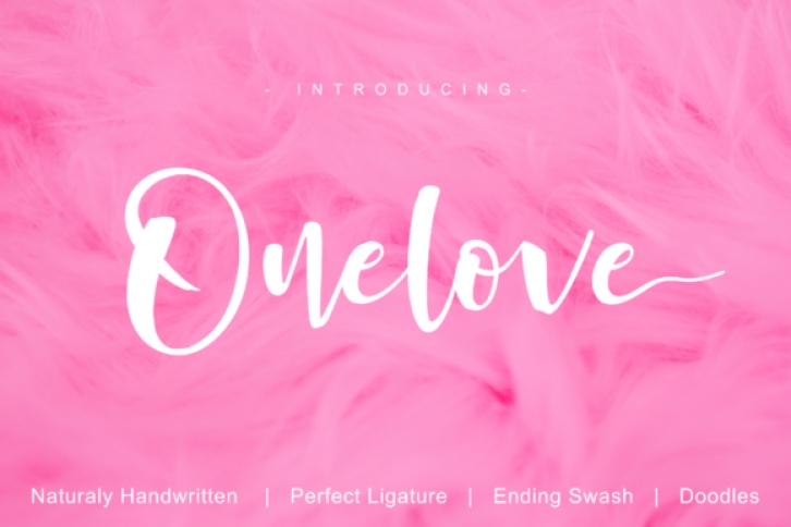 Onelove font preview