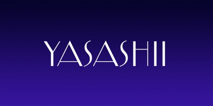 Yasashii font preview