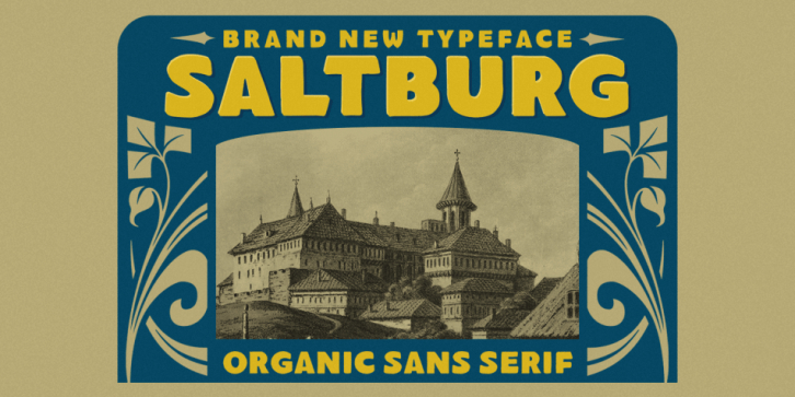 Saltburg font preview