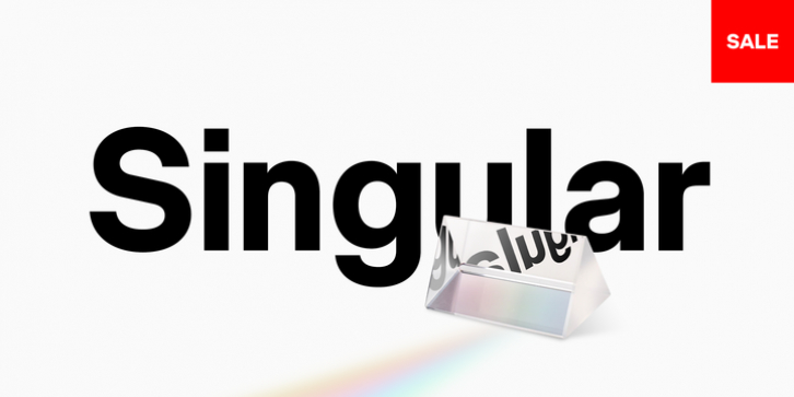 Neue Singular font preview
