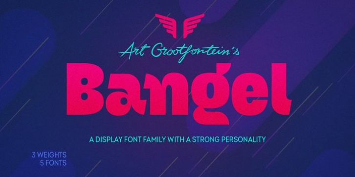 Bangel font preview