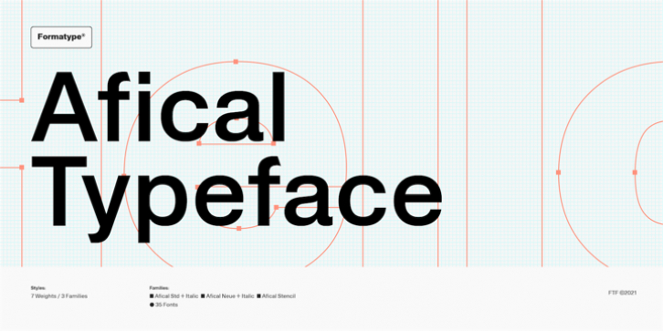 Afical font preview