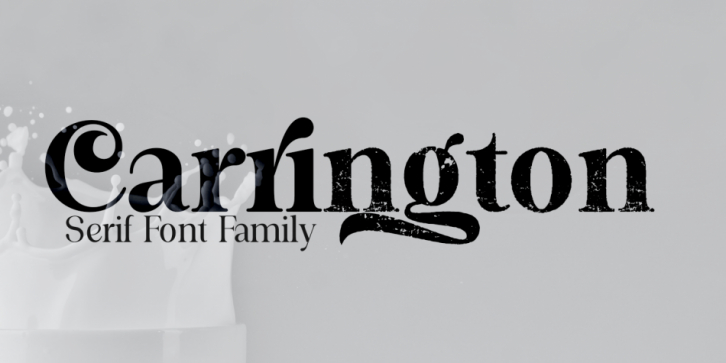 Carrington font preview