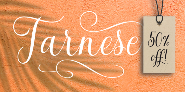 Tarnese font preview