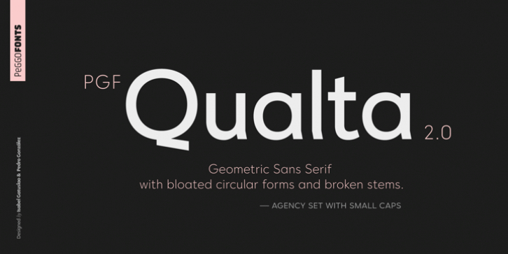 PGF Qualta font preview