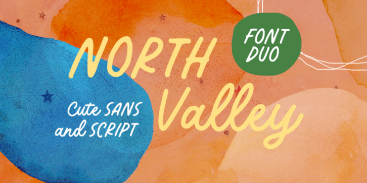 North Valley font preview