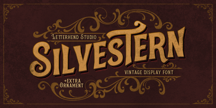 Silvestern font preview