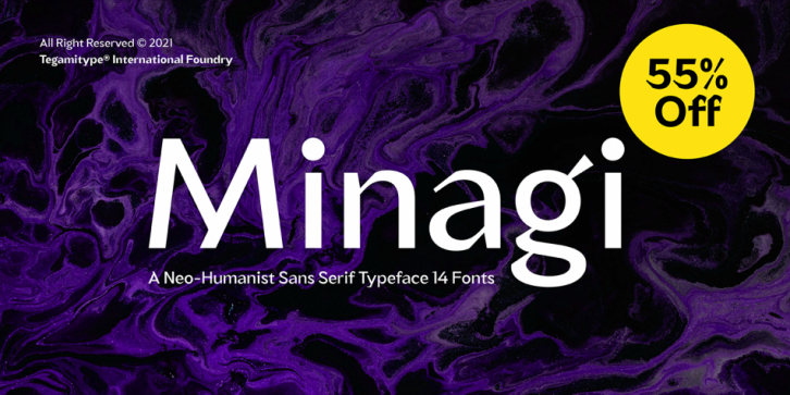 TG Minagi Sans font preview