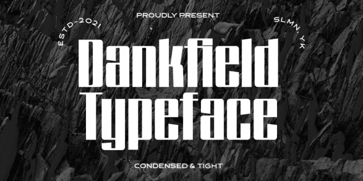 Dankfield font preview
