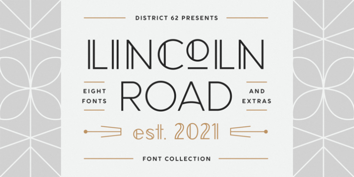 Lincoln Road font preview