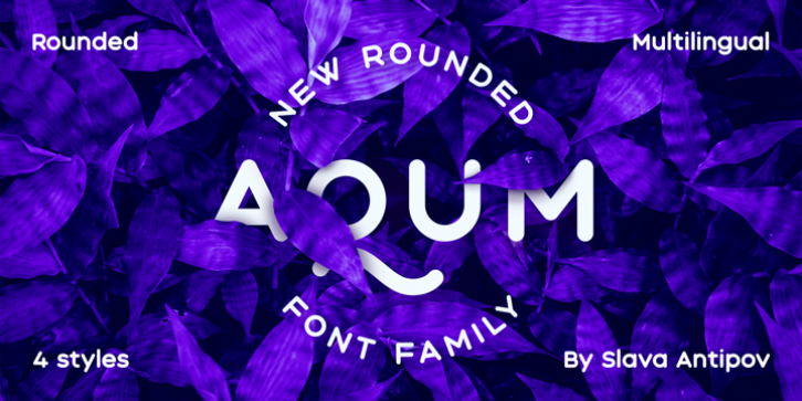 Aqum Two font preview