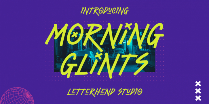 Morning Glints font preview