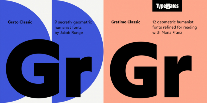 Grato & Gratimo Classic font preview