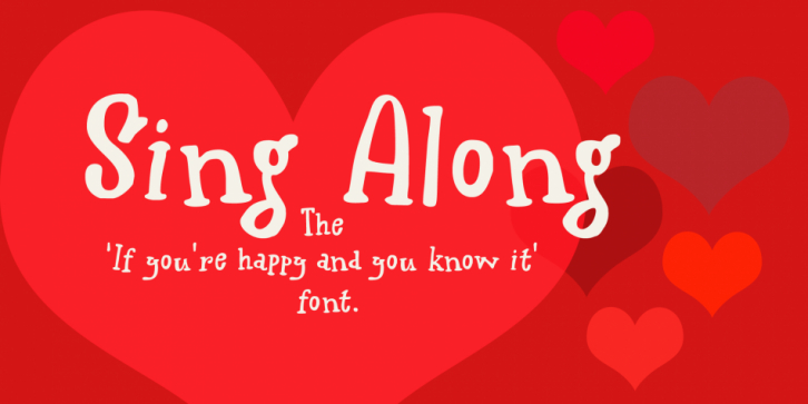Sing Along font preview