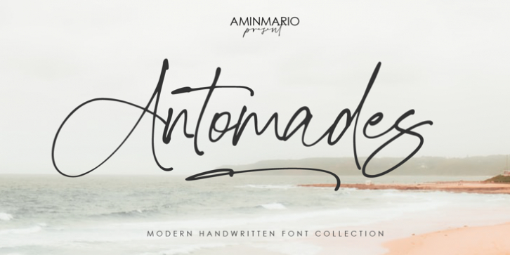 Antomades font preview