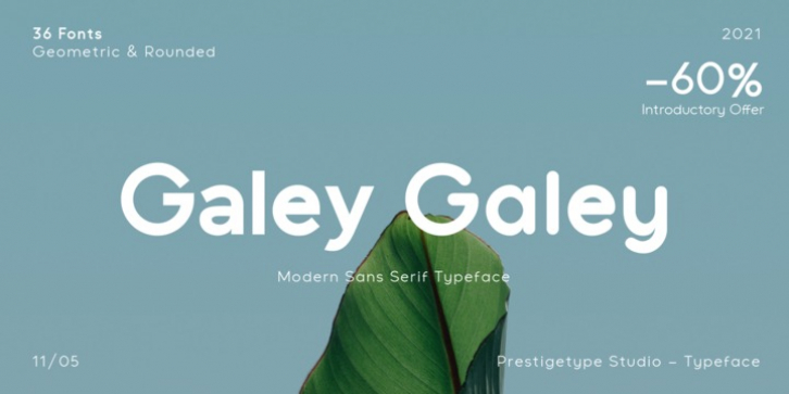 Galey font preview
