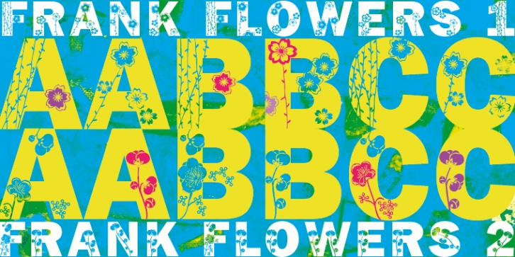 FrankFlowers font preview