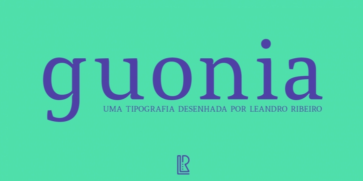 Guonia font preview