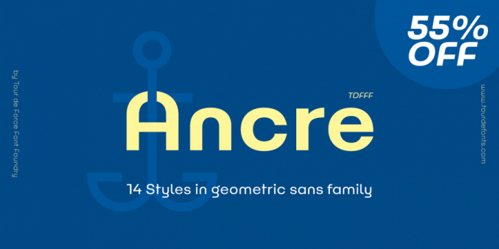 Ancre font preview