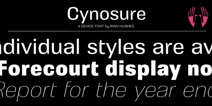 Cynosure font preview