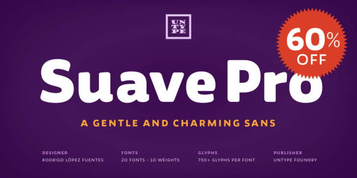 Suave Pro font preview