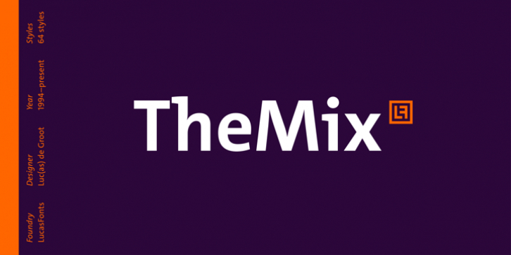 TheMix font preview