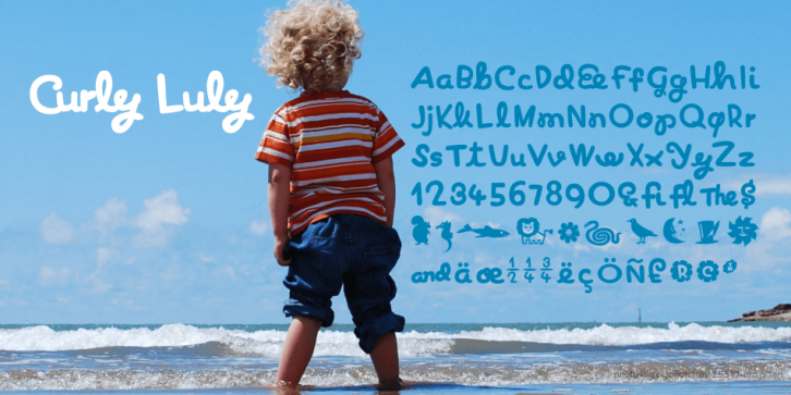 Curly Luly font preview