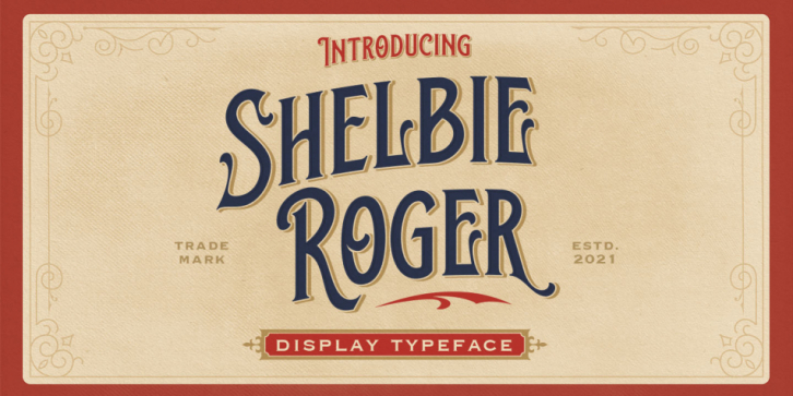 Shelbie Roger font preview
