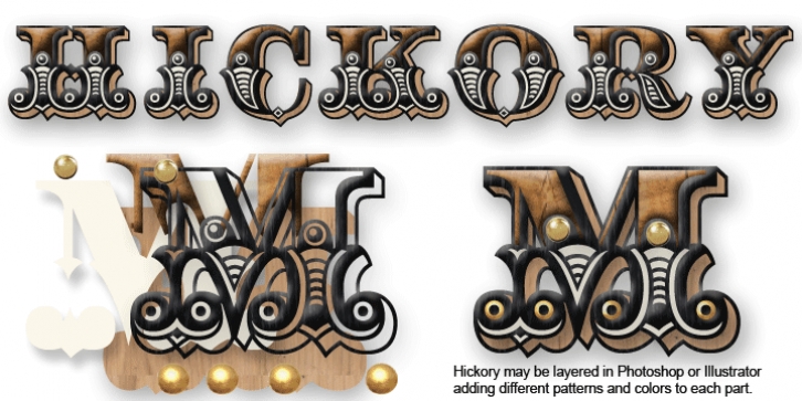 Hickory font preview