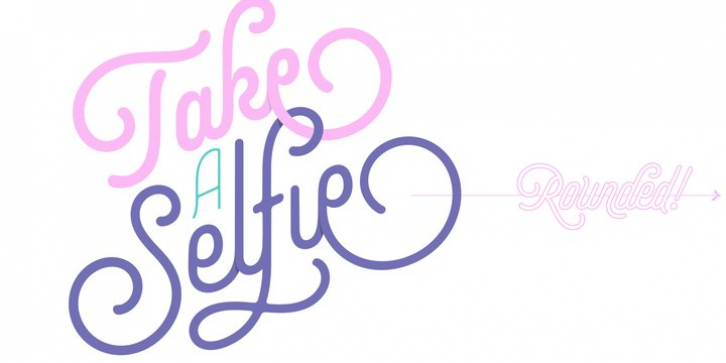 Selfie Neue Rounded font preview