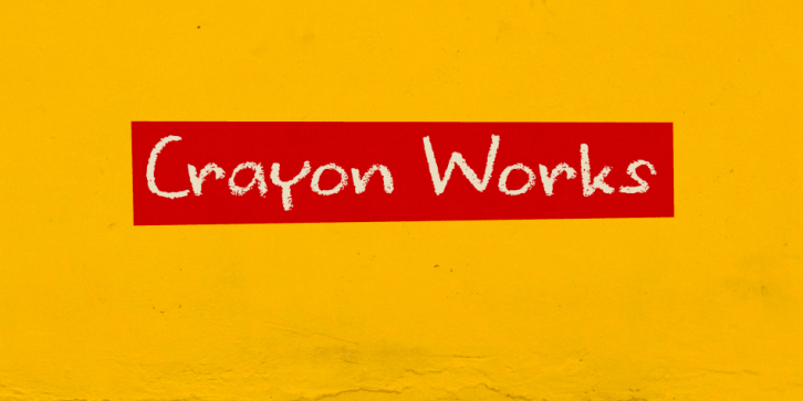 Crayon Works font preview