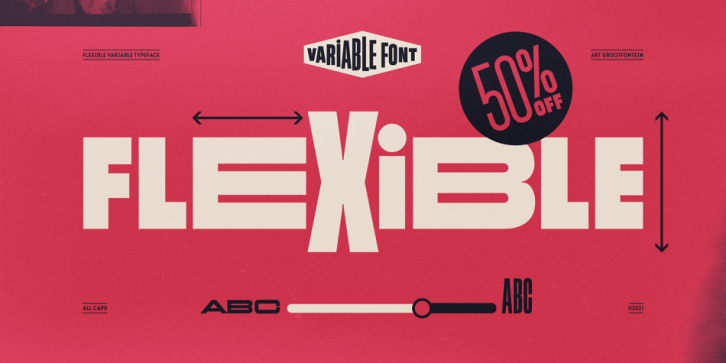 Flexible Variable font preview