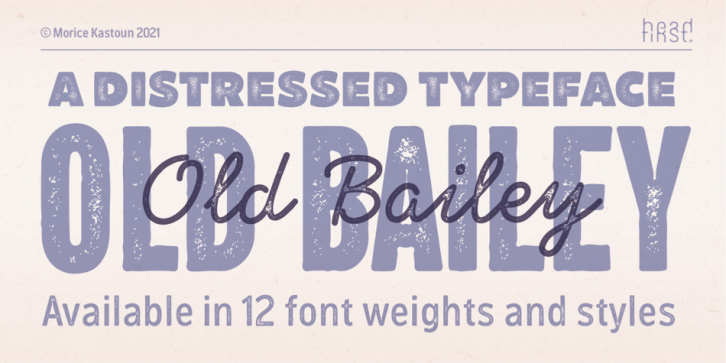 Old Bailey font preview