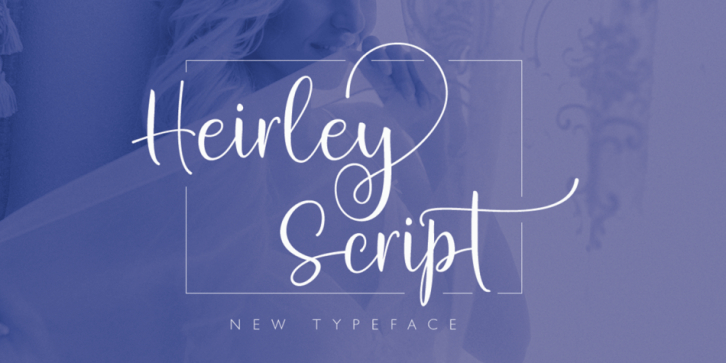 Heirley Script font preview