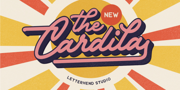 The Cardila font preview