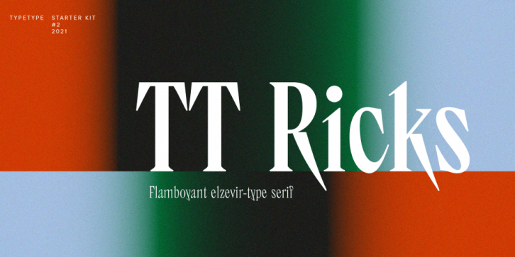 TT Ricks font preview
