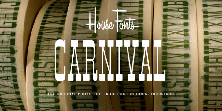 Carnival font preview