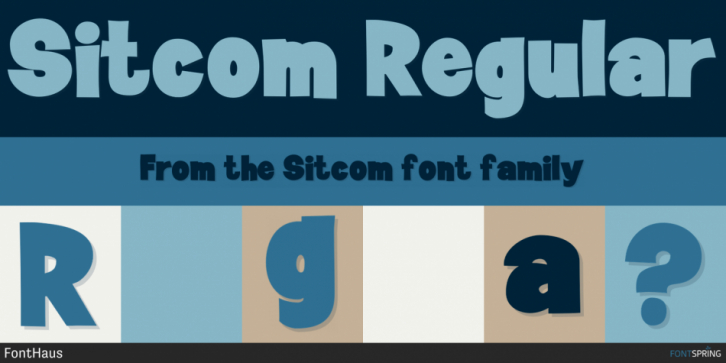 Sitcom font preview