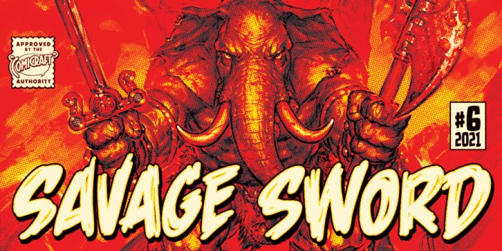 Savage Sword font preview
