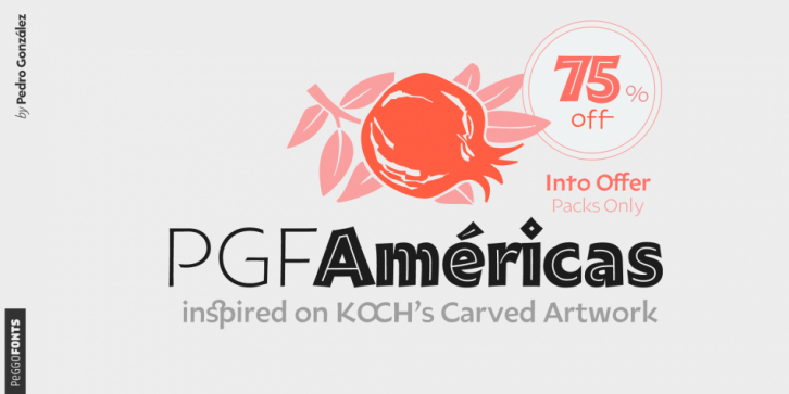 PGF-Americas font preview