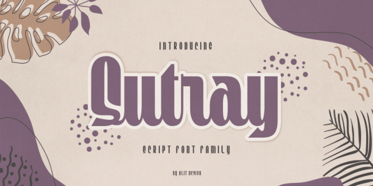 Sutray font preview
